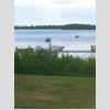 Boat heading out fishing on the lake for the day